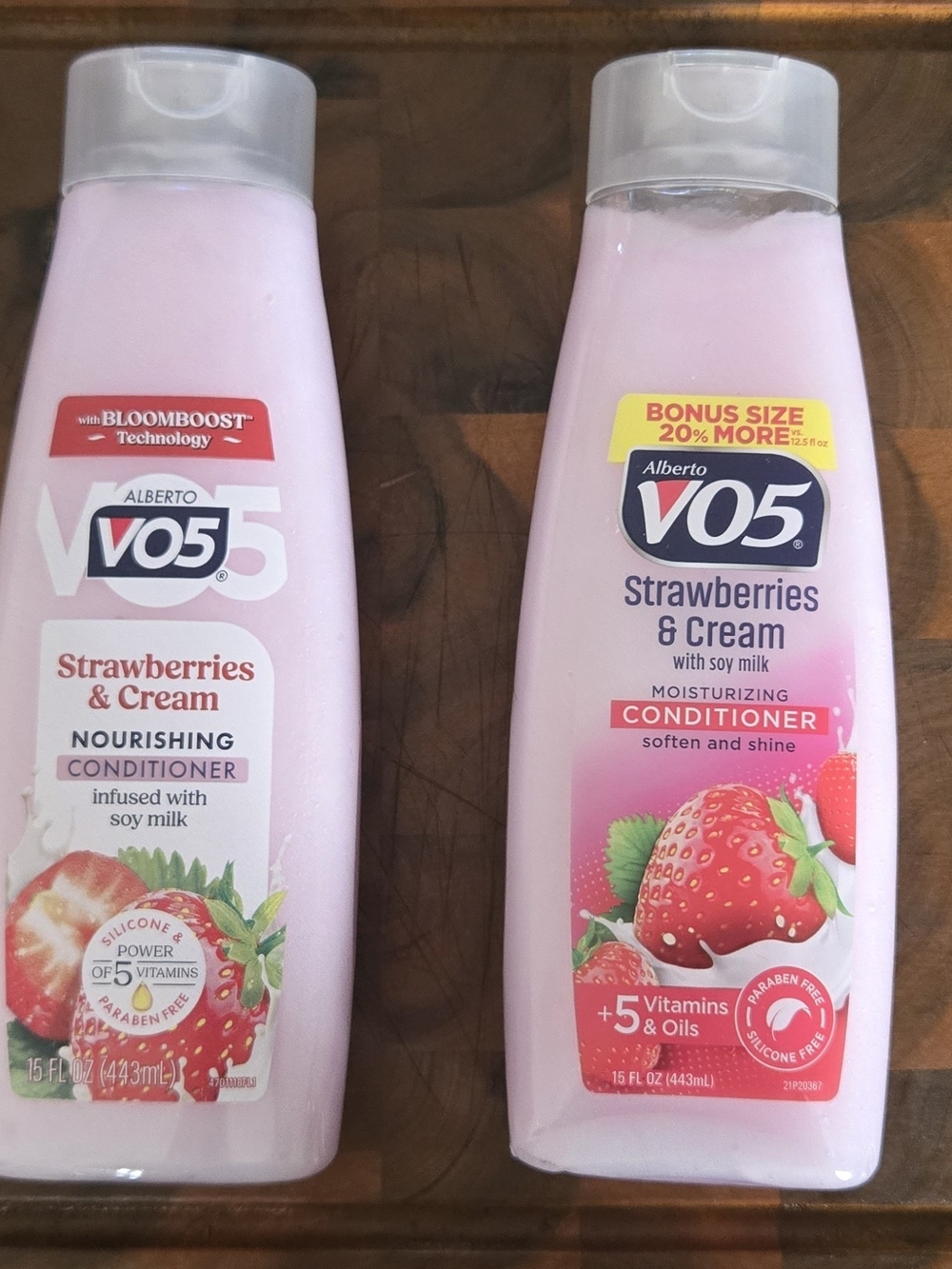 Alberto VO5 Strawberries & Cream Moisturizing Conditioner Nwt - Pink